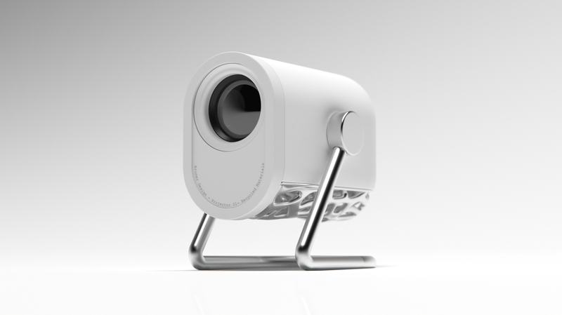 Sustainable Projector, white, front