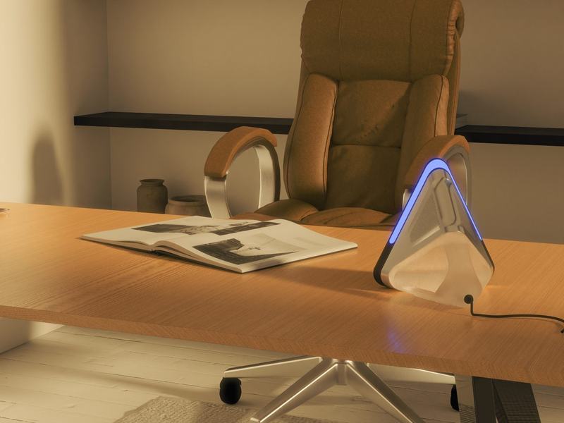 Tallis in an office
